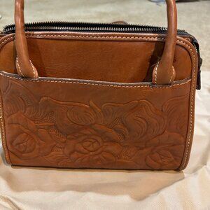 Patricia Nash Genuine Leather Handbag. Pre-Owned